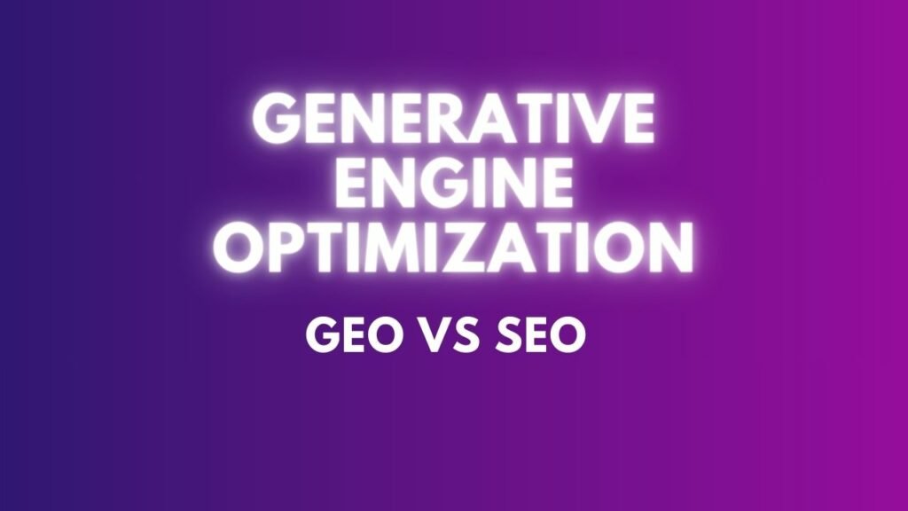 GEO VS SEO