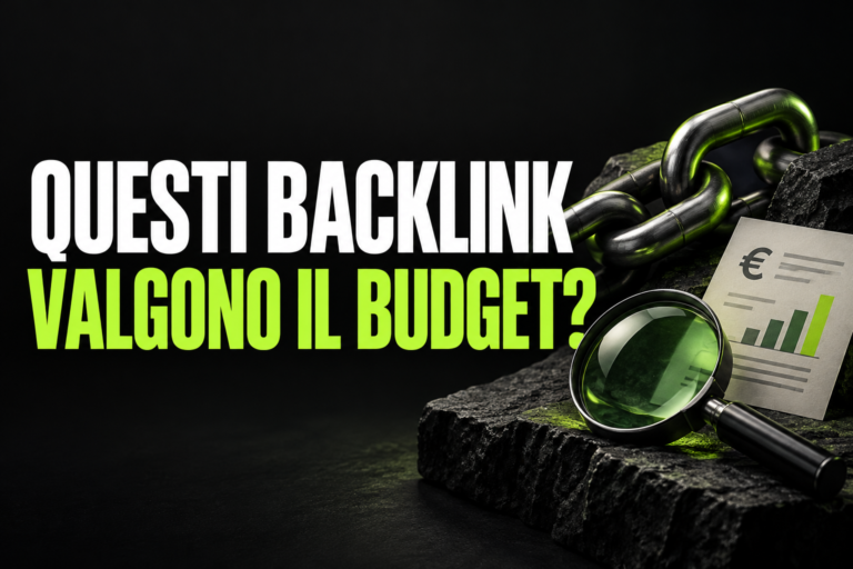 I backlink proposti valgono il budget?