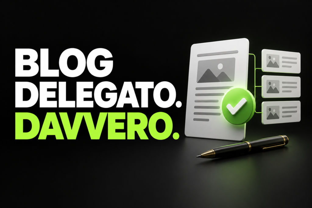 Affidare il blog senza riscrivere tutto