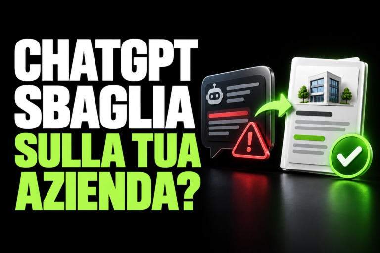 ChatGPT descrive male la tua azienda?