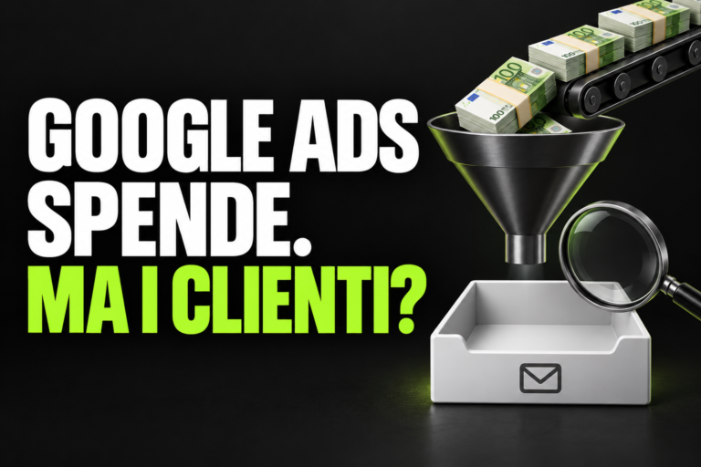 Google Ads spende, ma i clienti non arrivano?
