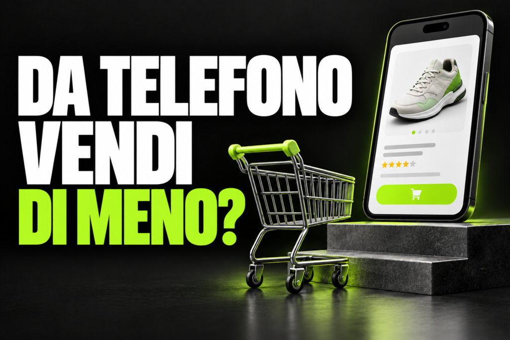 Perché il mio e-commerce vende meno da telefono?