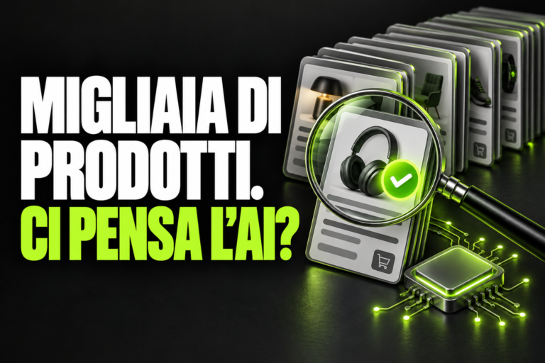 Posso aggiornare migliaia di schede prodotto con l’AI?