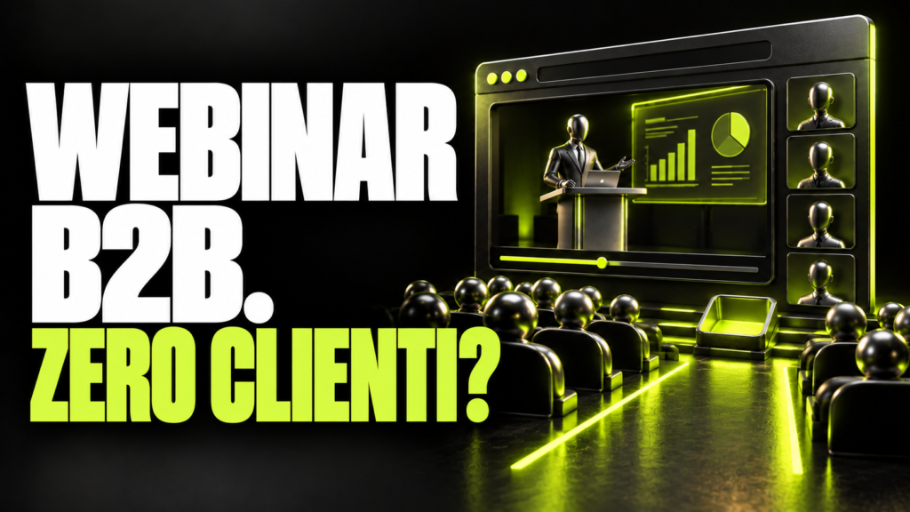 Webinar B2B senza clienti: cosa rivedere